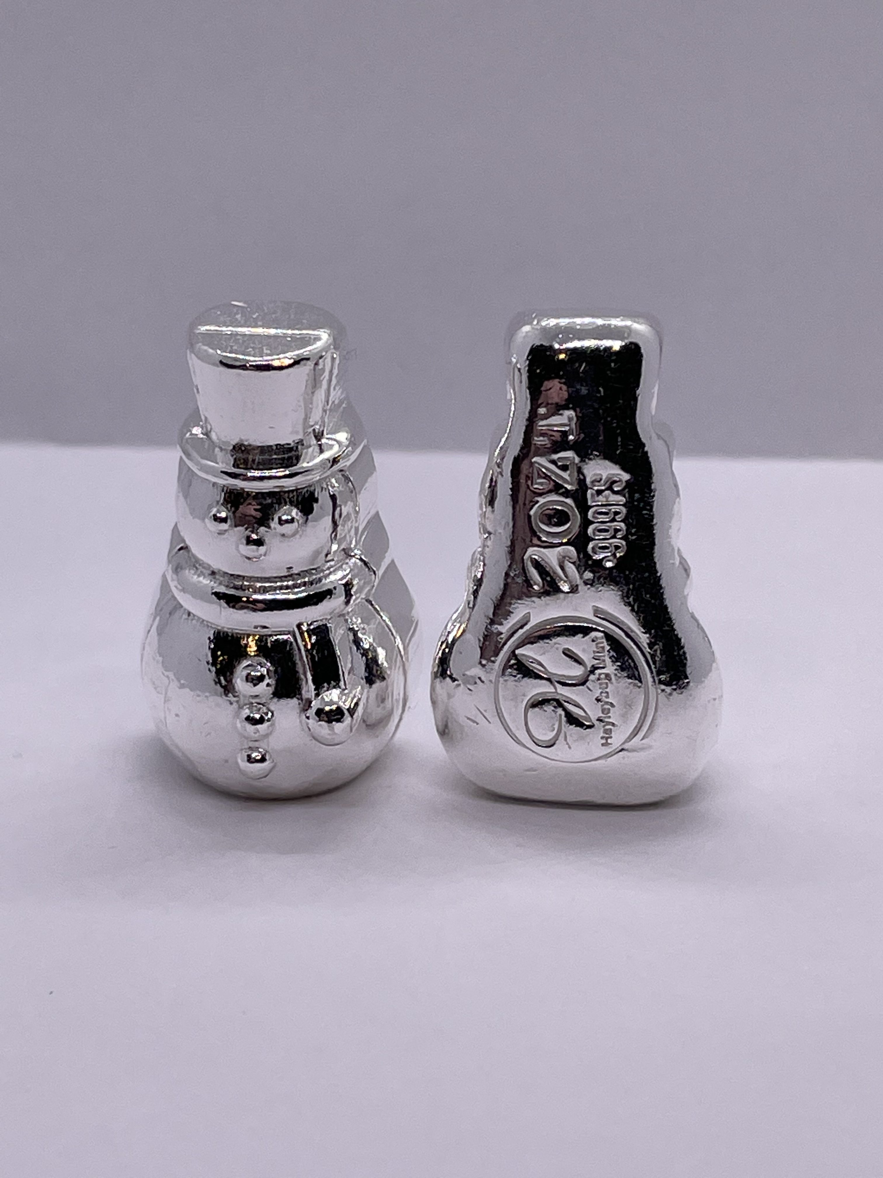 2 ozt .999 Fine Silver Snowman – Hayleybug Mint