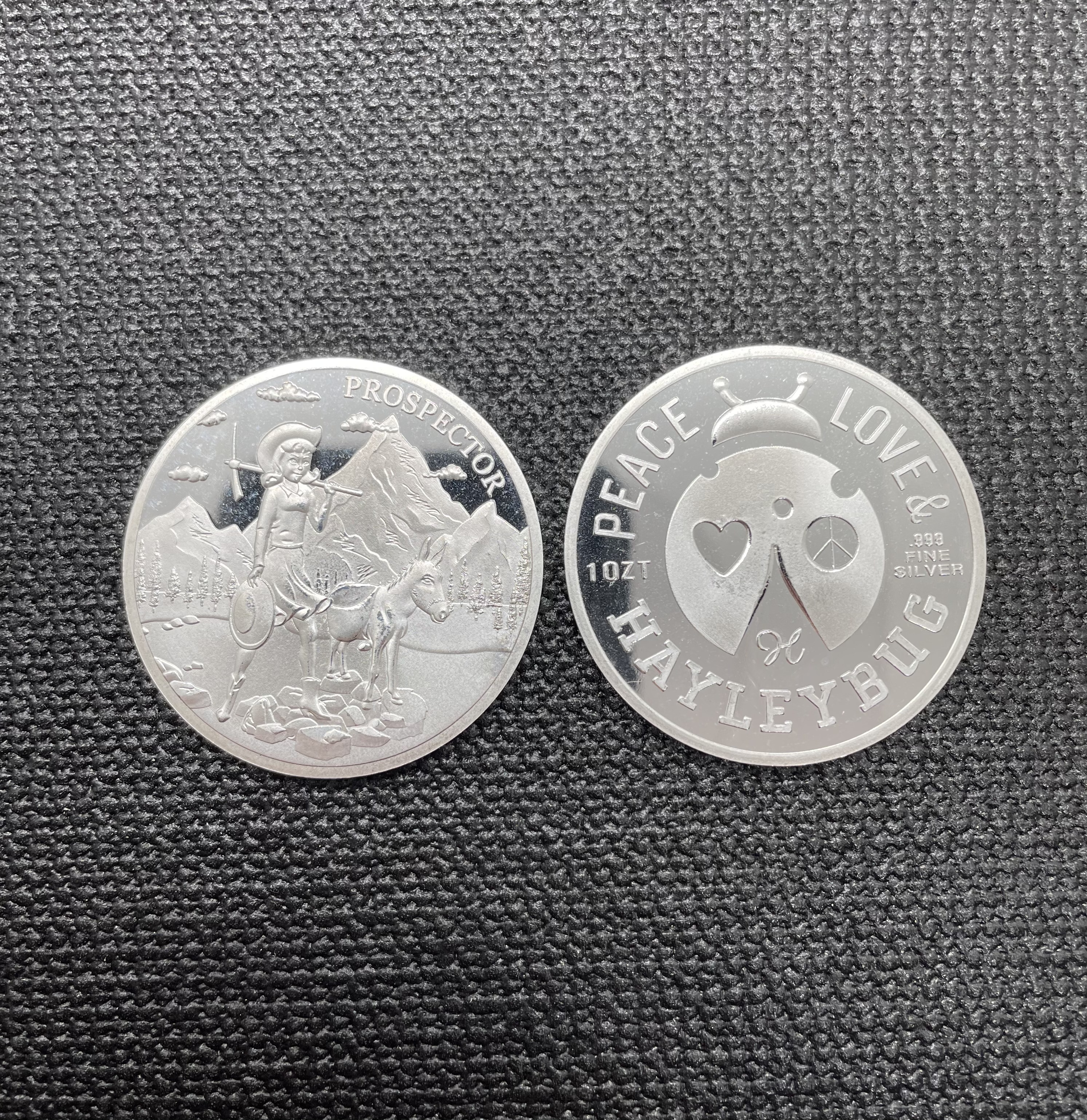Prospector Proof Like 1 Ozt .999 Fine Silver – Hayleybug Mint