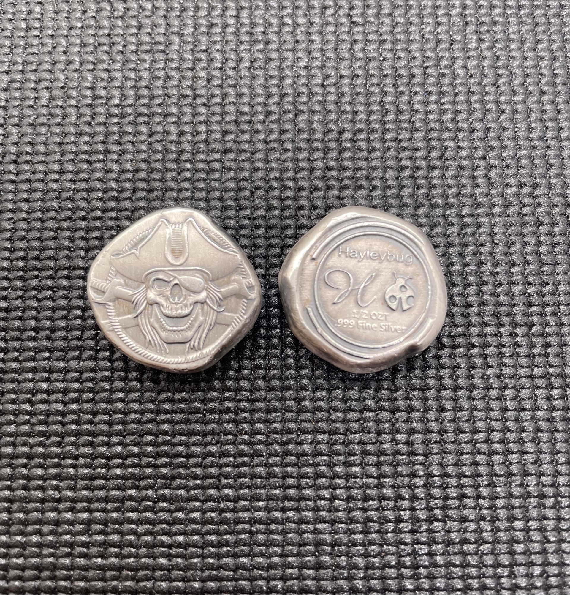 Pirate Nugget 1/2 Ozt .999 Fine Silver – Hayleybug Mint
